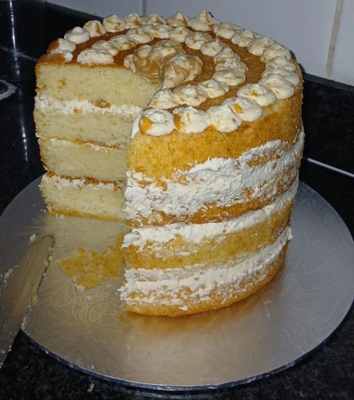 Vanilla Layer Cake by Simi's Cakes & More