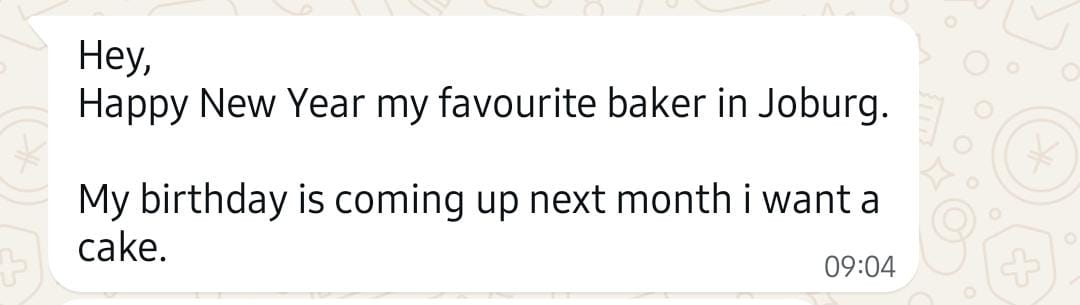 Real customer WhatsApp feedback 2